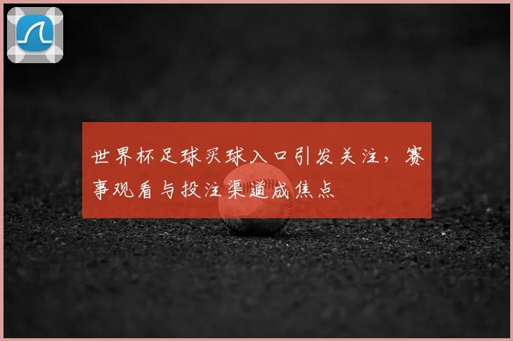 世界杯足球买球入口引发关注，赛事观看与投注渠道成焦点